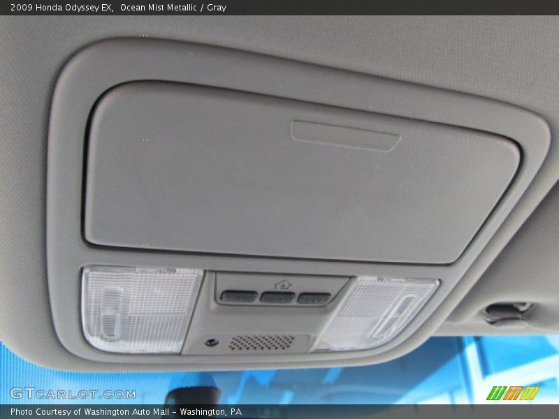 Ocean Mist Metallic / Gray 2009 Honda Odyssey EX
