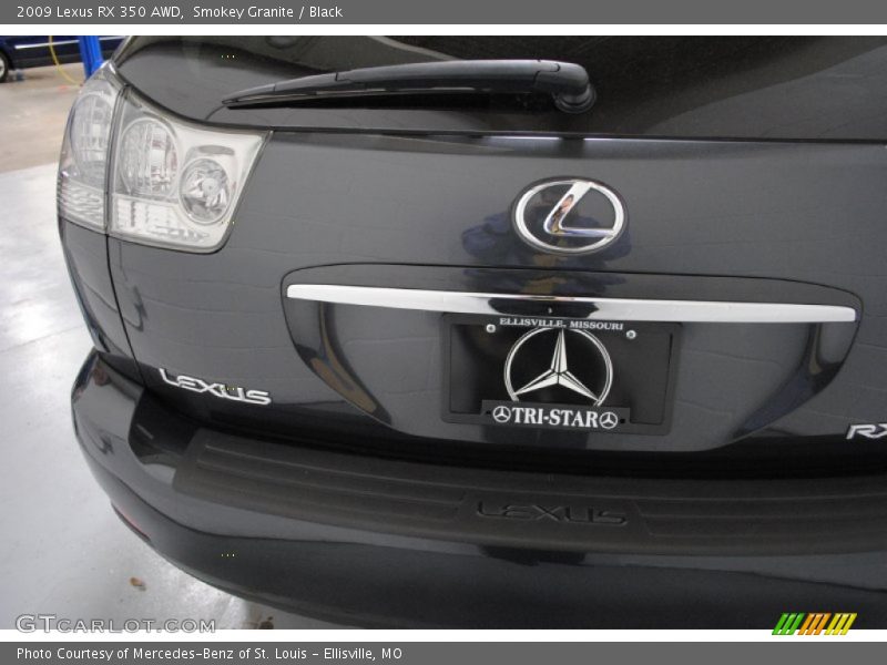 Smokey Granite / Black 2009 Lexus RX 350 AWD