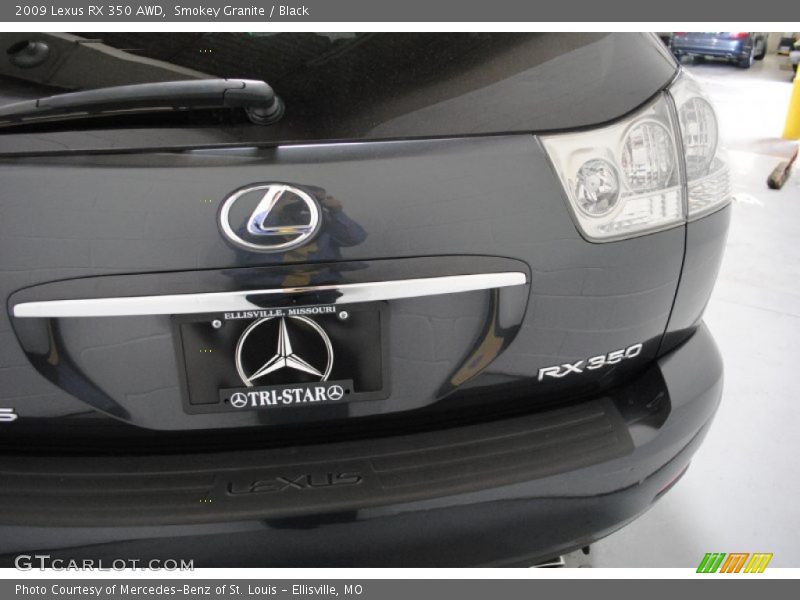 Smokey Granite / Black 2009 Lexus RX 350 AWD