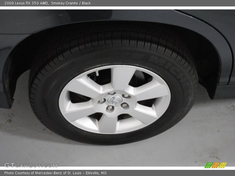 Smokey Granite / Black 2009 Lexus RX 350 AWD