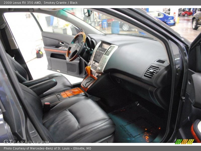 Smokey Granite / Black 2009 Lexus RX 350 AWD