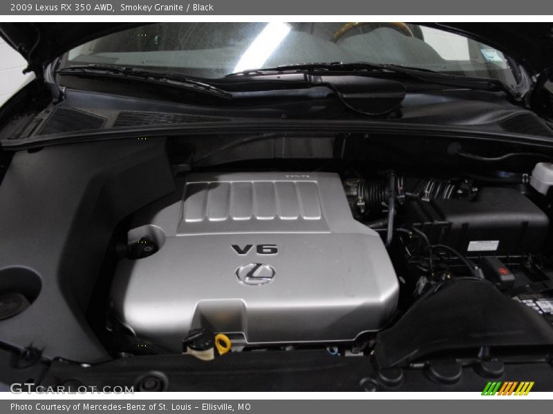 Smokey Granite / Black 2009 Lexus RX 350 AWD