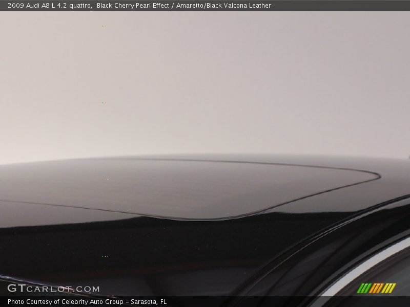 Black Cherry Pearl Effect / Amaretto/Black Valcona Leather 2009 Audi A8 L 4.2 quattro