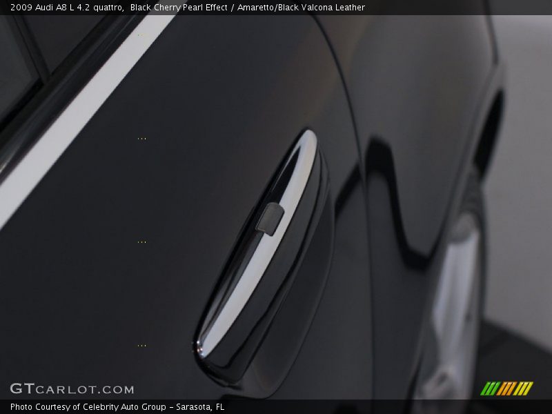 Black Cherry Pearl Effect / Amaretto/Black Valcona Leather 2009 Audi A8 L 4.2 quattro