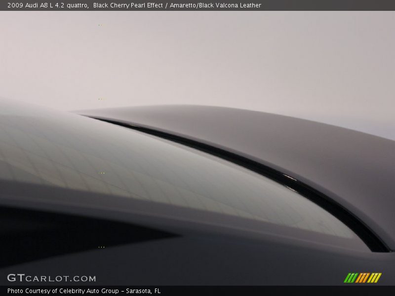 Black Cherry Pearl Effect / Amaretto/Black Valcona Leather 2009 Audi A8 L 4.2 quattro