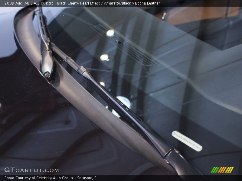 Black Cherry Pearl Effect / Amaretto/Black Valcona Leather 2009 Audi A8 L 4.2 quattro