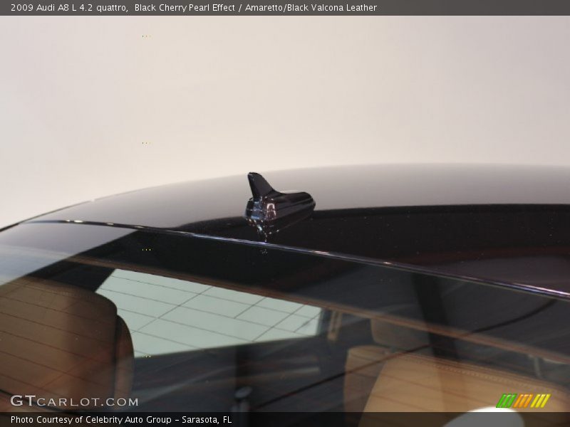 Black Cherry Pearl Effect / Amaretto/Black Valcona Leather 2009 Audi A8 L 4.2 quattro