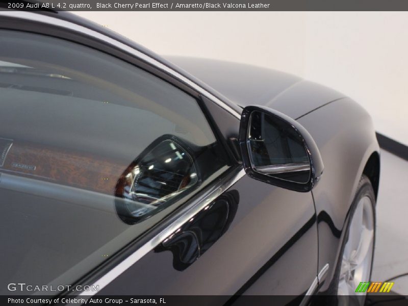 Black Cherry Pearl Effect / Amaretto/Black Valcona Leather 2009 Audi A8 L 4.2 quattro