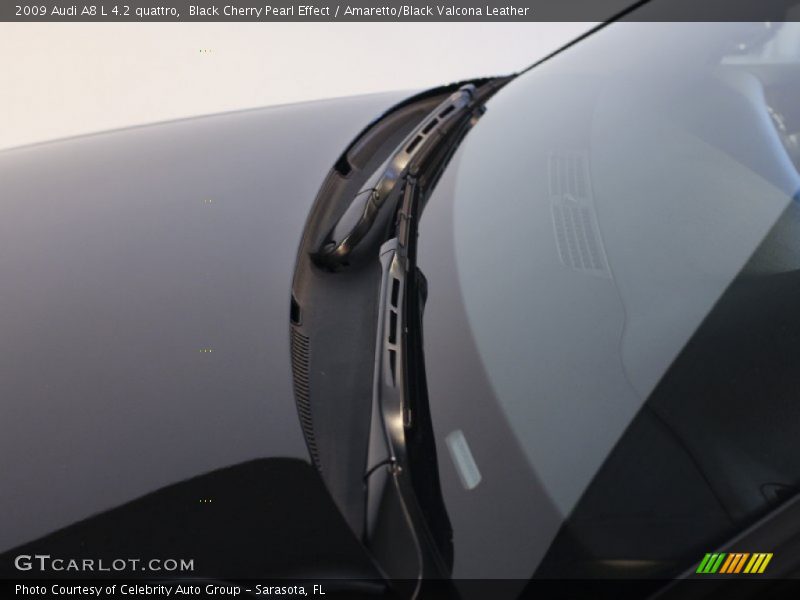 Black Cherry Pearl Effect / Amaretto/Black Valcona Leather 2009 Audi A8 L 4.2 quattro