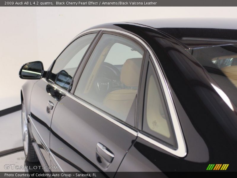 Black Cherry Pearl Effect / Amaretto/Black Valcona Leather 2009 Audi A8 L 4.2 quattro