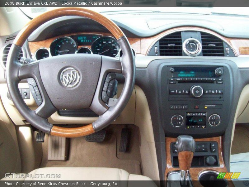 Cocoa Metallic / Cashmere/Cocoa 2008 Buick Enclave CXL AWD