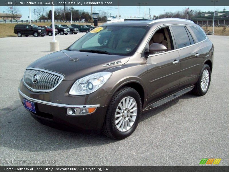 Cocoa Metallic / Cashmere/Cocoa 2008 Buick Enclave CXL AWD
