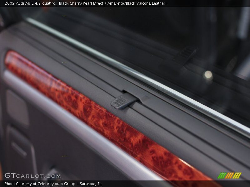 Black Cherry Pearl Effect / Amaretto/Black Valcona Leather 2009 Audi A8 L 4.2 quattro