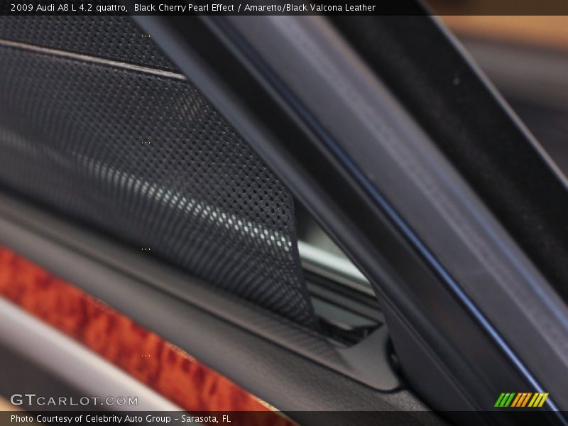 Black Cherry Pearl Effect / Amaretto/Black Valcona Leather 2009 Audi A8 L 4.2 quattro