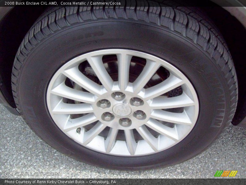 Cocoa Metallic / Cashmere/Cocoa 2008 Buick Enclave CXL AWD