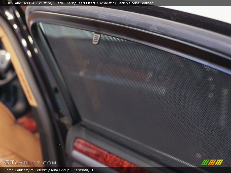 Black Cherry Pearl Effect / Amaretto/Black Valcona Leather 2009 Audi A8 L 4.2 quattro