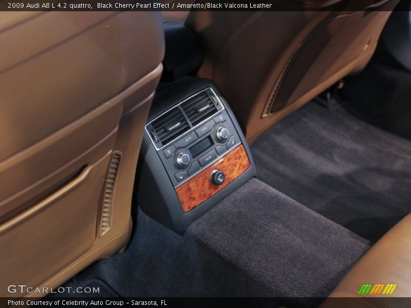 Black Cherry Pearl Effect / Amaretto/Black Valcona Leather 2009 Audi A8 L 4.2 quattro