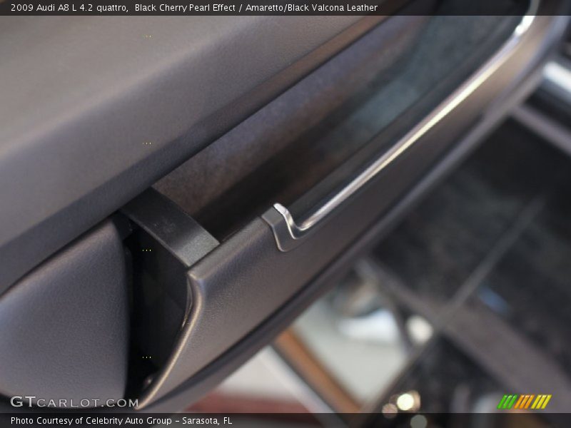 Black Cherry Pearl Effect / Amaretto/Black Valcona Leather 2009 Audi A8 L 4.2 quattro