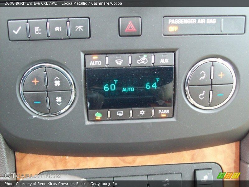 Cocoa Metallic / Cashmere/Cocoa 2008 Buick Enclave CXL AWD