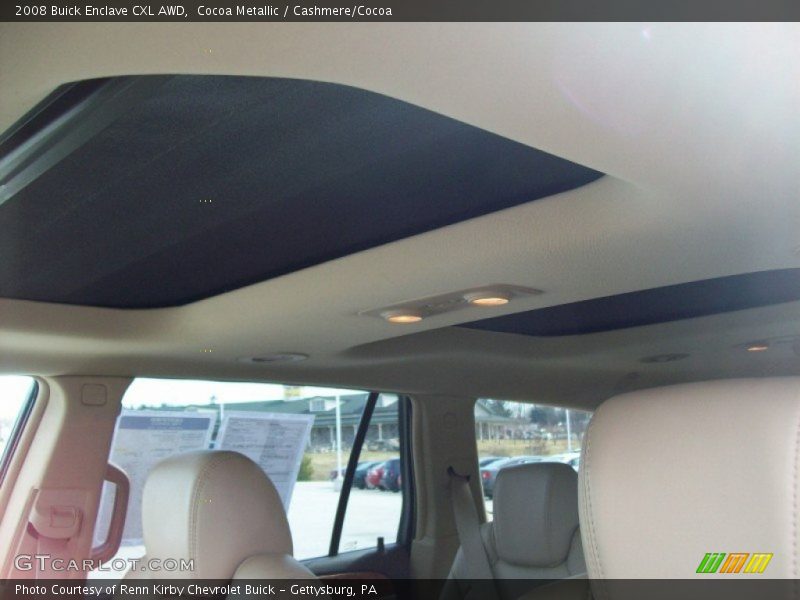Cocoa Metallic / Cashmere/Cocoa 2008 Buick Enclave CXL AWD