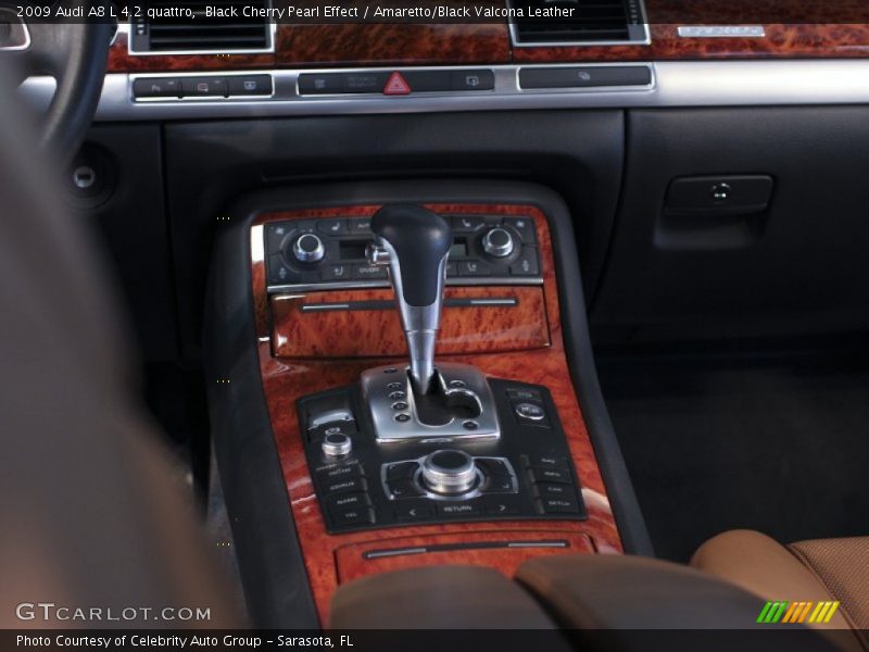 Black Cherry Pearl Effect / Amaretto/Black Valcona Leather 2009 Audi A8 L 4.2 quattro