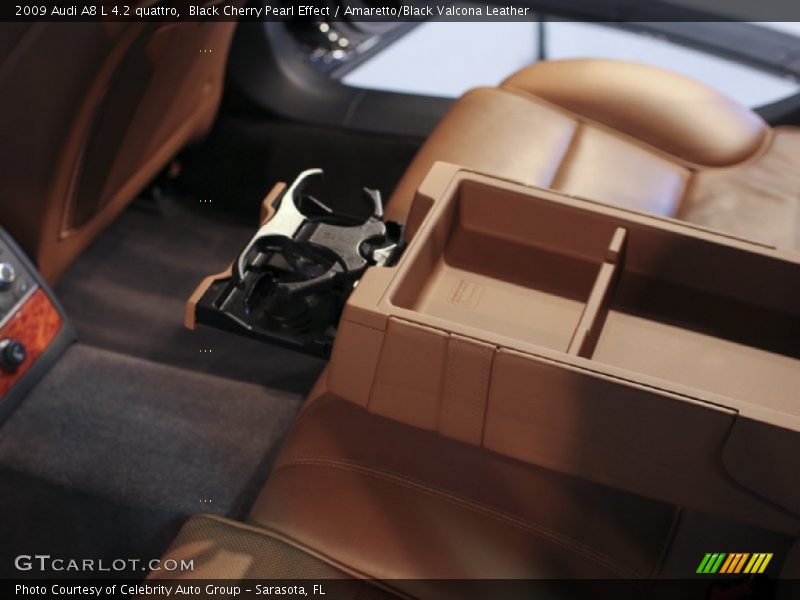 Black Cherry Pearl Effect / Amaretto/Black Valcona Leather 2009 Audi A8 L 4.2 quattro