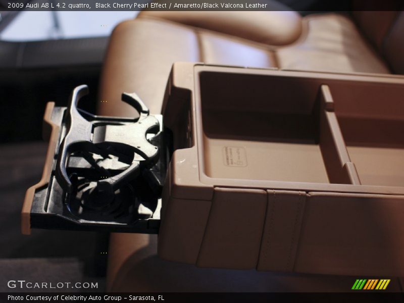 Black Cherry Pearl Effect / Amaretto/Black Valcona Leather 2009 Audi A8 L 4.2 quattro