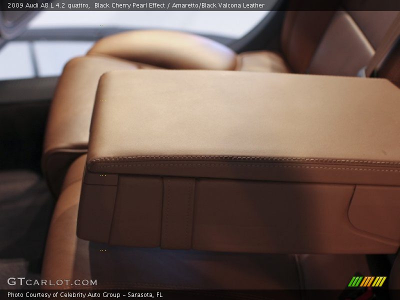 Black Cherry Pearl Effect / Amaretto/Black Valcona Leather 2009 Audi A8 L 4.2 quattro