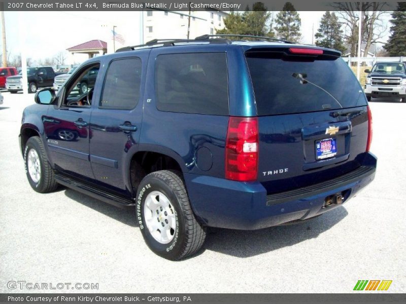 Bermuda Blue Metallic / Light Cashmere/Ebony 2007 Chevrolet Tahoe LT 4x4