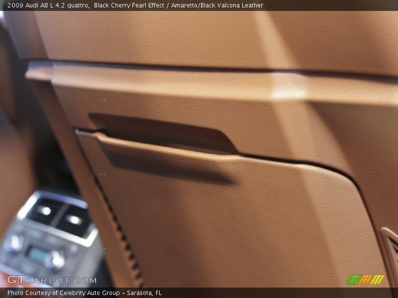 Black Cherry Pearl Effect / Amaretto/Black Valcona Leather 2009 Audi A8 L 4.2 quattro