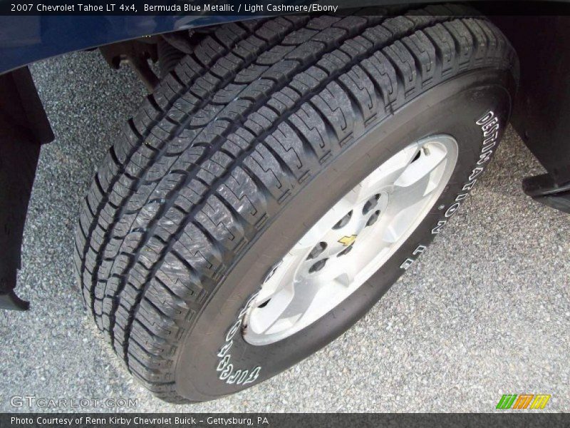 Bermuda Blue Metallic / Light Cashmere/Ebony 2007 Chevrolet Tahoe LT 4x4