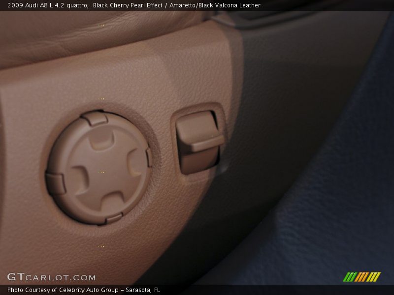 Black Cherry Pearl Effect / Amaretto/Black Valcona Leather 2009 Audi A8 L 4.2 quattro