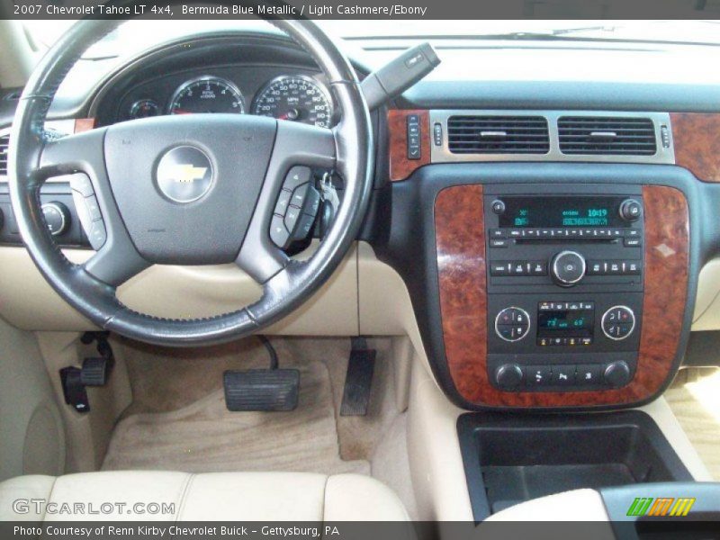 Bermuda Blue Metallic / Light Cashmere/Ebony 2007 Chevrolet Tahoe LT 4x4