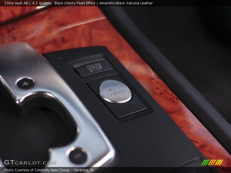 Black Cherry Pearl Effect / Amaretto/Black Valcona Leather 2009 Audi A8 L 4.2 quattro