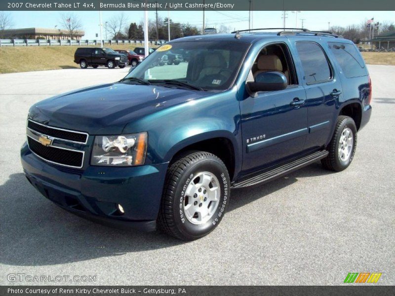 Bermuda Blue Metallic / Light Cashmere/Ebony 2007 Chevrolet Tahoe LT 4x4