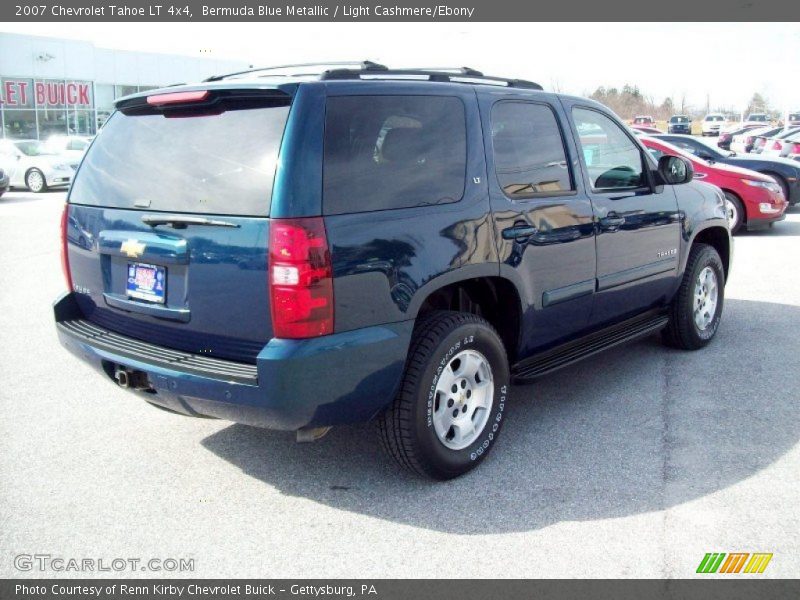 Bermuda Blue Metallic / Light Cashmere/Ebony 2007 Chevrolet Tahoe LT 4x4