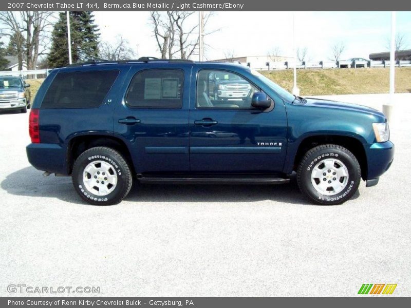 Bermuda Blue Metallic / Light Cashmere/Ebony 2007 Chevrolet Tahoe LT 4x4