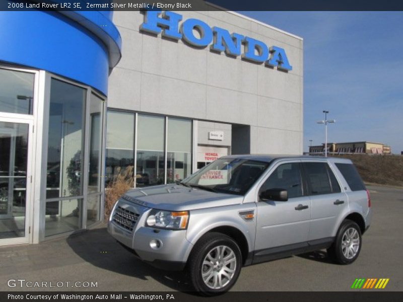 Zermatt Silver Metallic / Ebony Black 2008 Land Rover LR2 SE