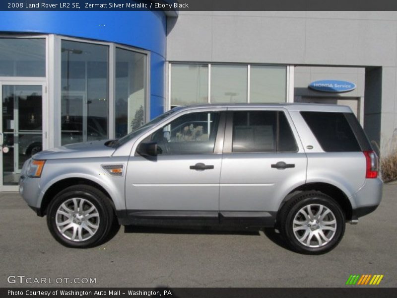 Zermatt Silver Metallic / Ebony Black 2008 Land Rover LR2 SE