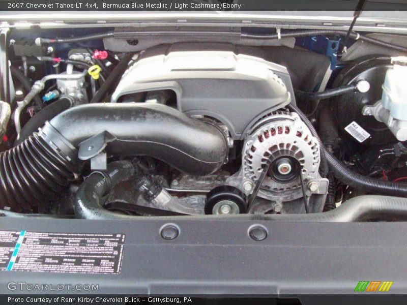 Bermuda Blue Metallic / Light Cashmere/Ebony 2007 Chevrolet Tahoe LT 4x4