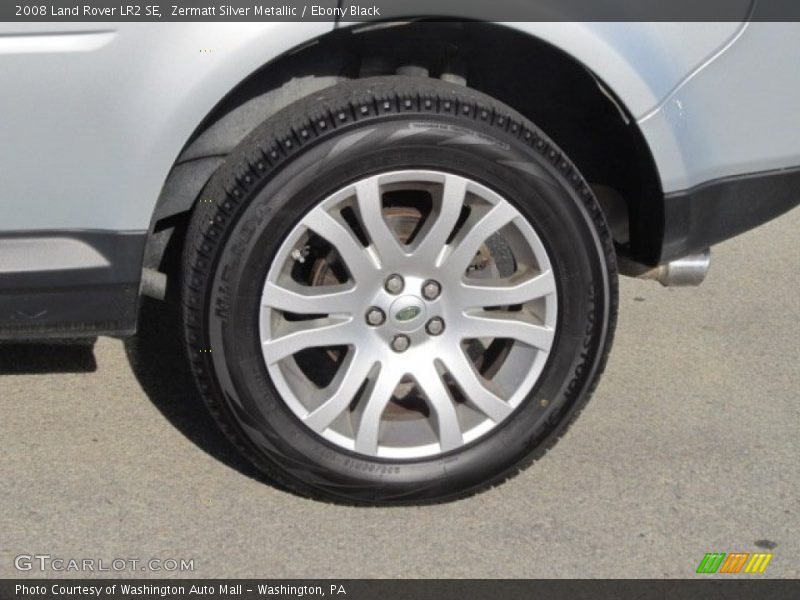 Zermatt Silver Metallic / Ebony Black 2008 Land Rover LR2 SE