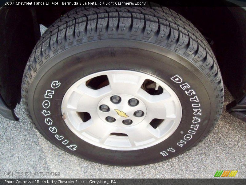 Bermuda Blue Metallic / Light Cashmere/Ebony 2007 Chevrolet Tahoe LT 4x4