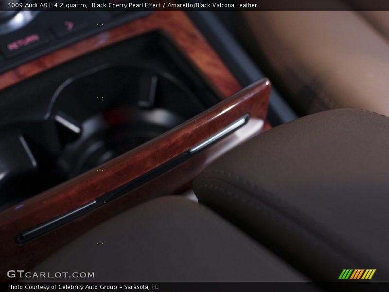 Black Cherry Pearl Effect / Amaretto/Black Valcona Leather 2009 Audi A8 L 4.2 quattro