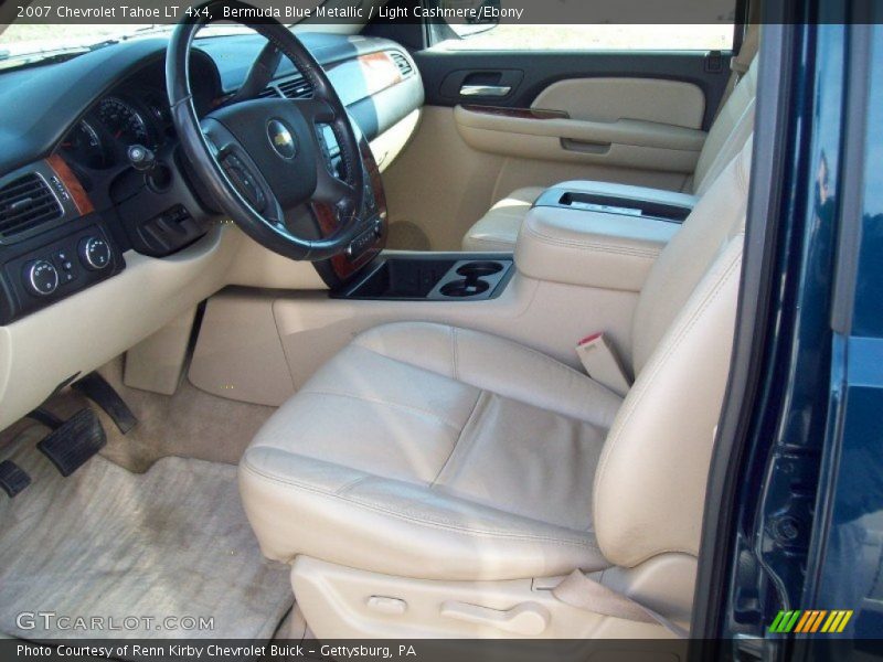 Bermuda Blue Metallic / Light Cashmere/Ebony 2007 Chevrolet Tahoe LT 4x4