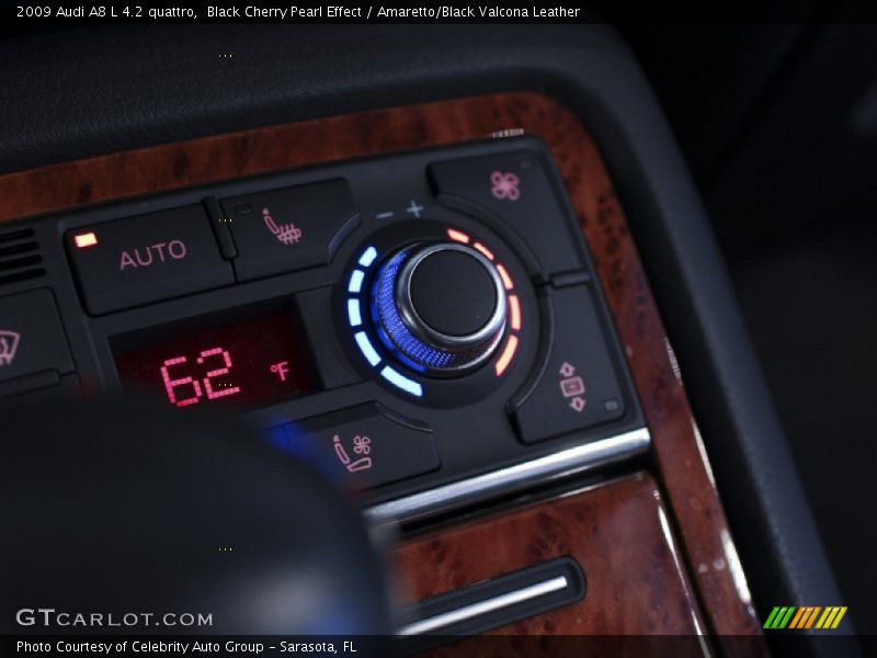 Black Cherry Pearl Effect / Amaretto/Black Valcona Leather 2009 Audi A8 L 4.2 quattro