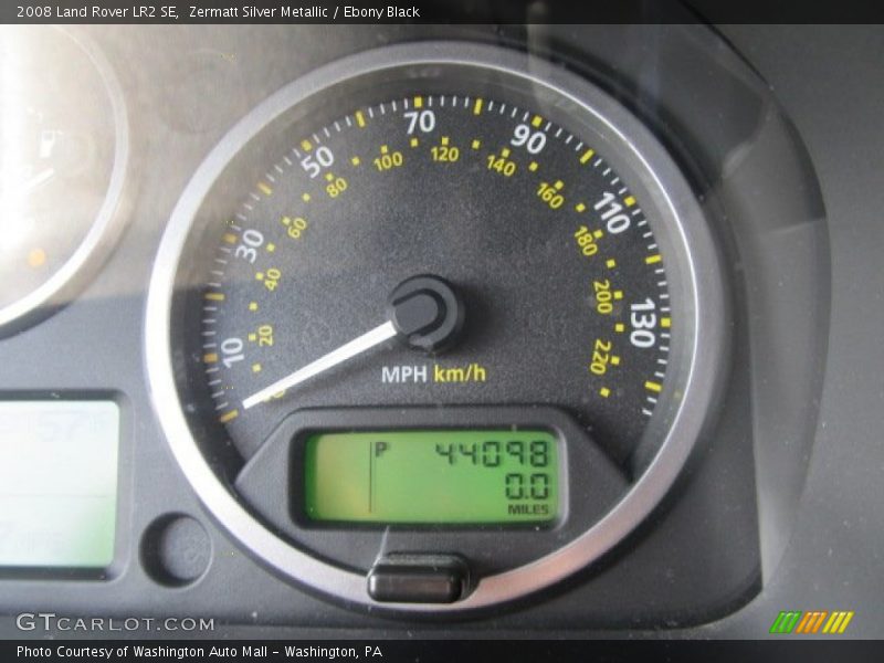 Zermatt Silver Metallic / Ebony Black 2008 Land Rover LR2 SE