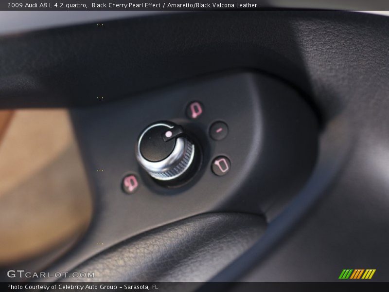 Black Cherry Pearl Effect / Amaretto/Black Valcona Leather 2009 Audi A8 L 4.2 quattro