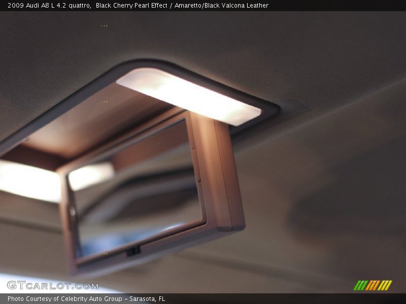 Black Cherry Pearl Effect / Amaretto/Black Valcona Leather 2009 Audi A8 L 4.2 quattro