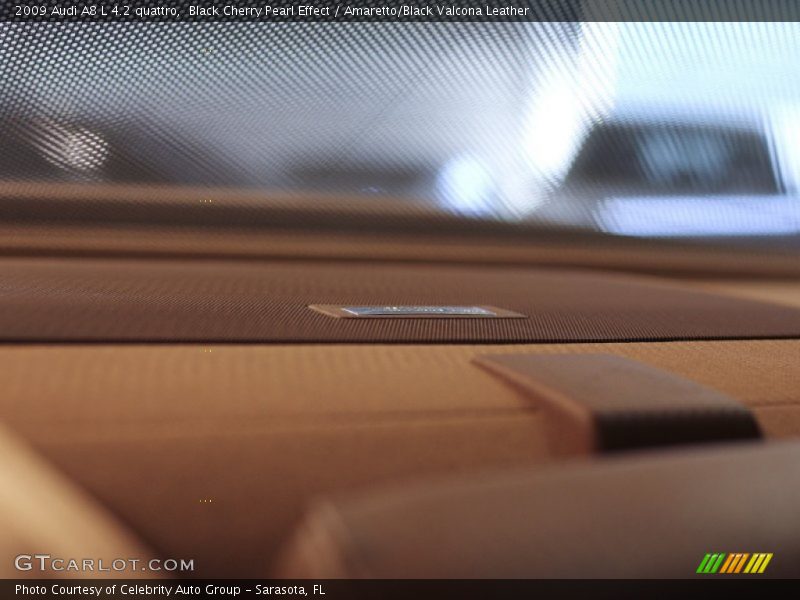 Black Cherry Pearl Effect / Amaretto/Black Valcona Leather 2009 Audi A8 L 4.2 quattro