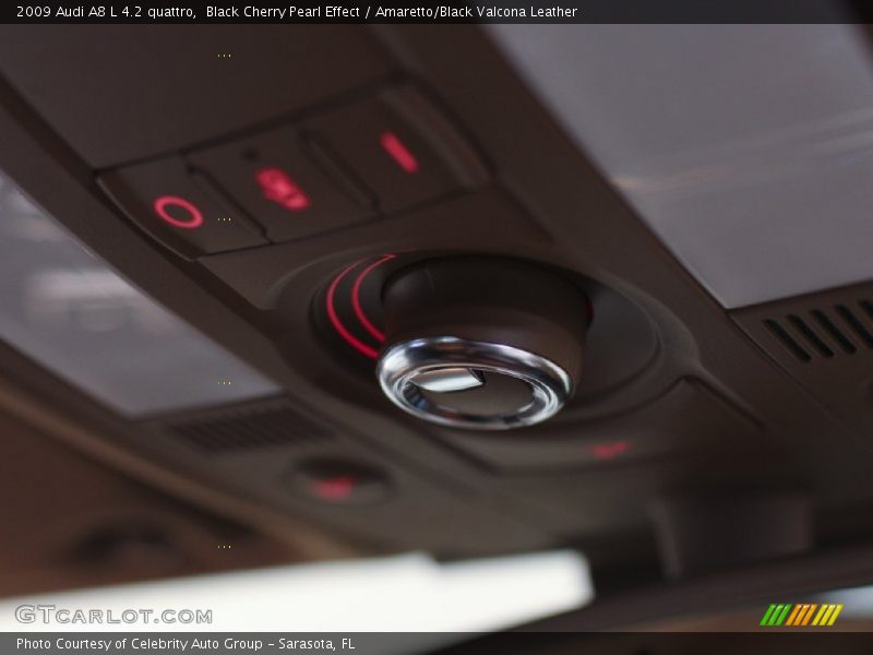 Black Cherry Pearl Effect / Amaretto/Black Valcona Leather 2009 Audi A8 L 4.2 quattro